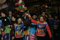 Eibarrek festa giroan hartu du Korrikaren lekukoa