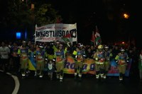 Eibarrek festa giroan hartu du Korrikaren lekukoa