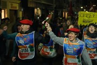 Eibarrek festa giroan hartu du Korrikaren lekukoa