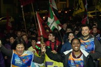 Eibarrek festa giroan hartu du Korrikaren lekukoa