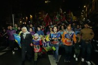 Eibarrek festa giroan hartu du Korrikaren lekukoa