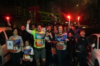 Eibarrek festa giroan hartu du Korrikaren lekukoa