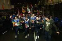 Eibarrek festa giroan hartu du Korrikaren lekukoa