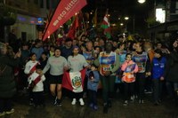 Eibarrek festa giroan hartu du Korrikaren lekukoa