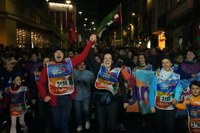 Eibarrek festa giroan hartu du Korrikaren lekukoa