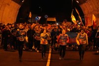 Eibarrek festa giroan hartu du Korrikaren lekukoa