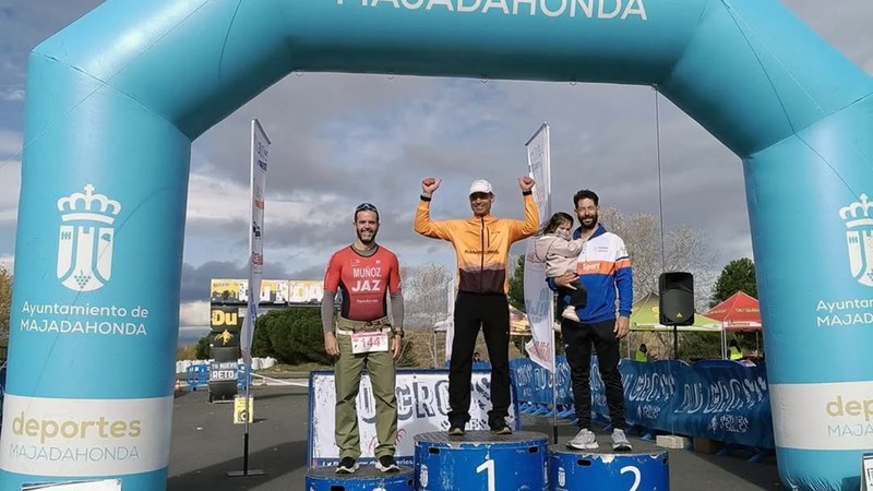 Eibar Triatloi taldeko Javi Muñoz bikain aritu da Majadahondan