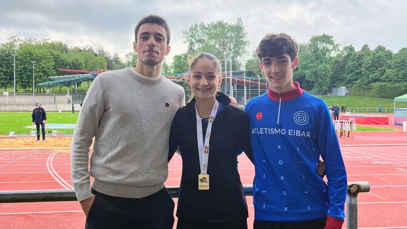 Elene Beitia Euskadiko txapeldunorde 18 urtez azpikoen 400 m-ko proban