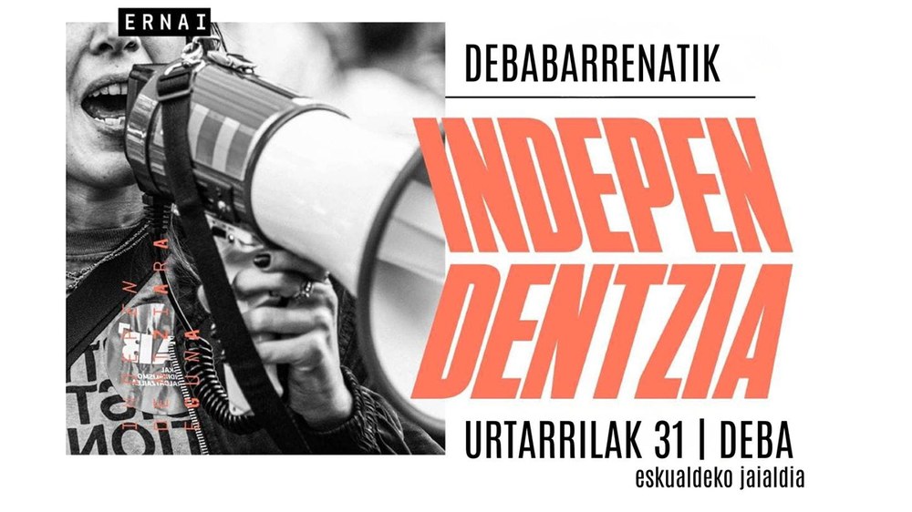 Ernai gazte antolakundeak 'Debabarrenatik Independentzia' eguna antolatu du urtarrilaren 31rako