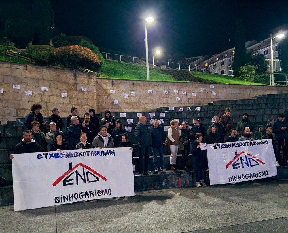 Etxegabetasunari END, inork kalean lorik egin behar ez izateko