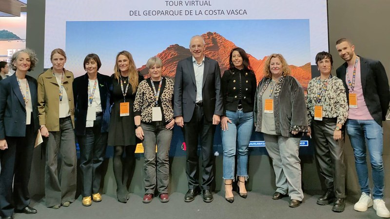 Euskal Kostaldeko Geoparkearen Tour Birtuala aurkeztu dute Fiturren