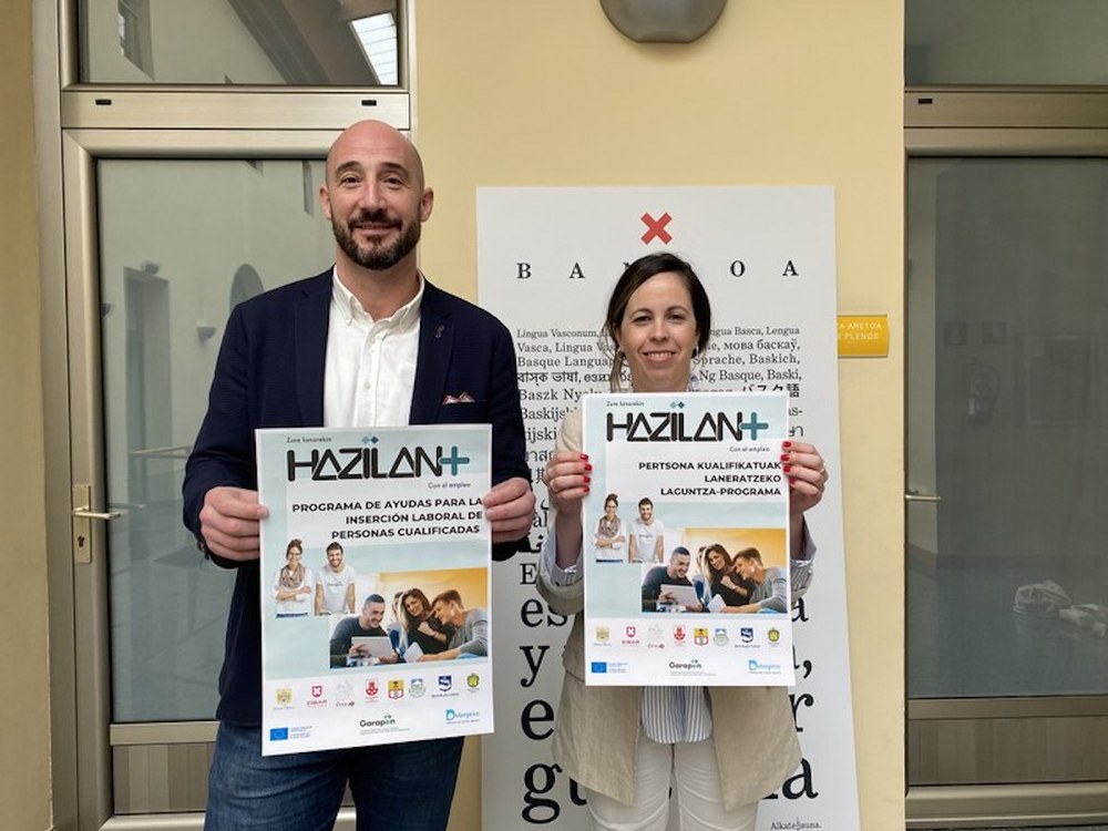 Hazilan+ programa zabaldu dute kualifikazio-maila ertain-altua duten langabetuentzat