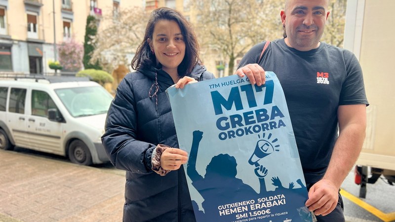 Itziar Herrera eta Jon Baranguan: “Langile klaseak sortzen duen aberastasuna ez da langileen artean modu justuan banatu”