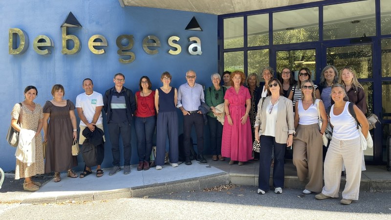 Kataluniako ordezkaritza bat Debegesan izan da erakundeen arteko lankidetza-eredua aztertzeko