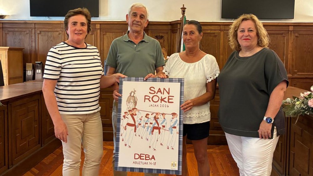 Maite Aldabaldetrekuren 'Polainero' kartela izango da 2026ko San Roke jaien irudia