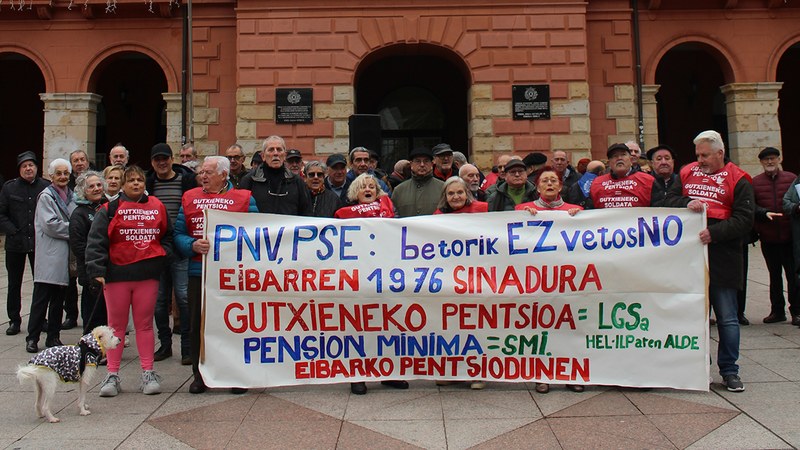 Pentsiodunen zortzi urteko borroka ospatzeko manifestazioa egingo da urtarrilaren 17an