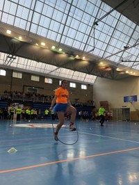 "Salto-saltoka" lelopean, jai giro paregabea sortu da Elgoibarren ospatu den Kilometroak jaian "Salto-saltoka" lelopean, jai giro paregabea sortu da Elgoibarren ospatu den Kilometroak jaian