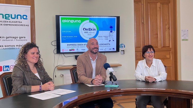 Zabalik dago ‘On ekin’ ideia eta enpresa proiektuen lehiaketan izena emateko epea