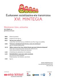 Transmisio mintegia -  Egitaraua 2026