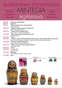 Transmisio mintegia - Egitaraua 2014